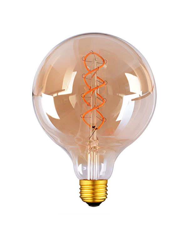 G125 LED Flexible filament globe light bulbs