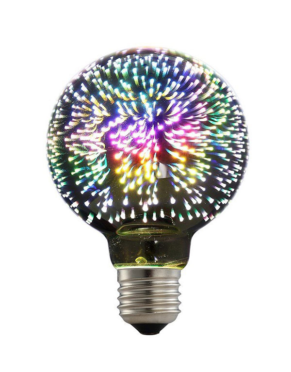 G95 Globe 3D LED novelty light bulbs