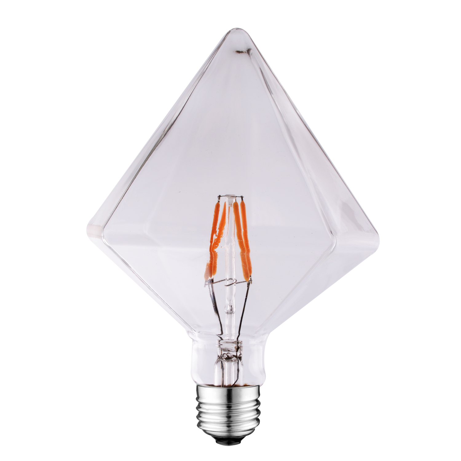 D110 Vintage Amber led diamond light bulb