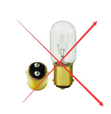 BA15D T7 Tubular LED Picture - Display Exit Light Bulbs