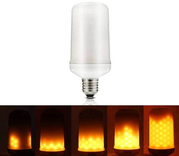3W 12V Solar LED Flicker Flame Light Bulb