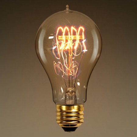 A19 Antique Light Bulbs Quad Loop Filament