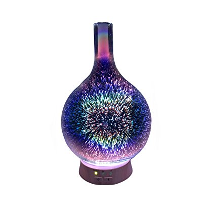 3D Firework Glass Humidifier AROMATHERAPY LAMP