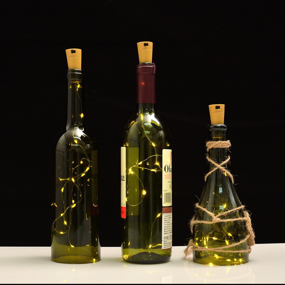 Bottle Stopper Light Glass Wine Colorful LED String Lights