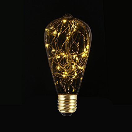 ST64 LED copper string light bulbs
